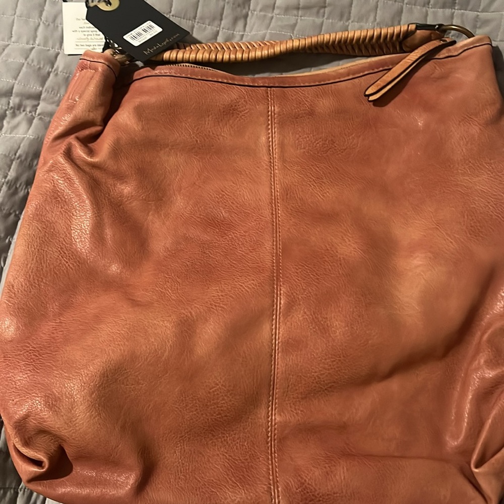Moda luxe faux leather shoulder bag - Picture 2 of 3